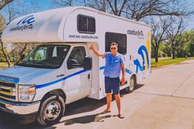 The roadsurfer RV was collected from Dallas and dropped off at Miami