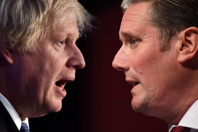 Boris Johnson and Keir Starmer’s approval ratings have both hit a new low (Photos by Charles McQuillan & Leon Neal: Getty Images)