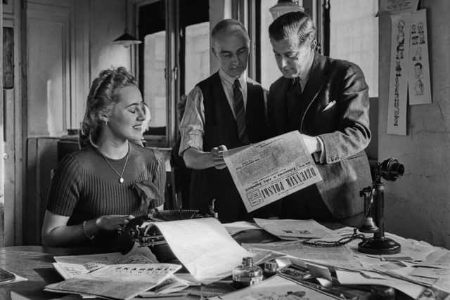 Newspaper terms have developed over the years  (Photo by Horace Abrahams/Keystone Features/Hulton Archive/Getty Images)
