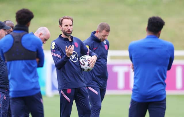 Gareth Southgate, Head Coach of England. (Photo by Catherine Ivill/Getty Images)