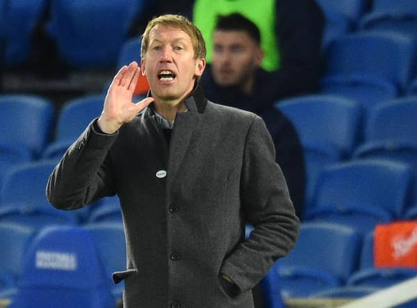 Brighton manager Graham Potter has been linked with the Spurs job.