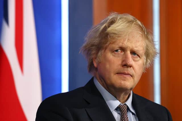 Prime Minister Boris Johnson warned people not to meet up indoors