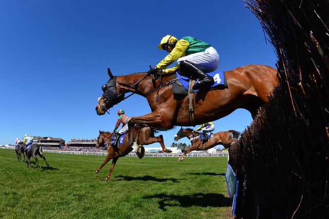 Ayr Racecourse has been home to the Scottish Grand National since 1966 and will once again be the setting for the big race in 2021, as it returns to the racing calendar. (Pic: Getty)