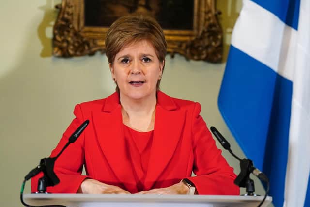 Nicola Sturgeon is a formidable communicator whose government has left a trail of mis-spent public money and incompetent legislation (Picture: Jane Barlow/pool/AFP via Getty Images)