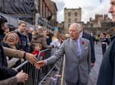 King Charles III pictured on a visit to York on November 9, 2022. Picture: James Glossop - WPA Pool/Getty Images.