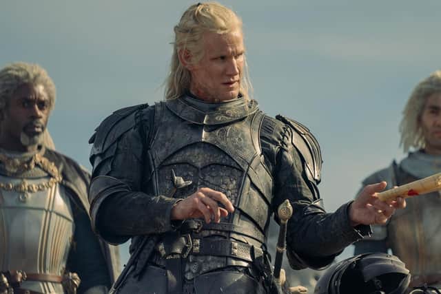 Matt Smith plays Daemon Targaryen in Game of Thrones prequel House of the Dragon (HBO)