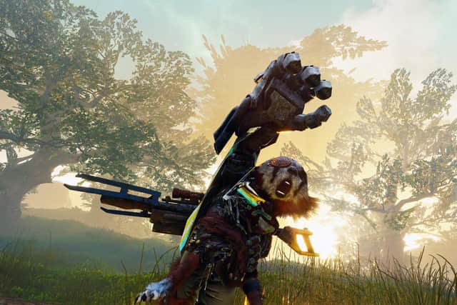 Biomutant is set in a vibrant and colourful open world (Image: THQ Nordic)