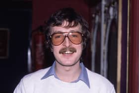 Steve Wright pictured at Radio 1 in 1981,  around the time he started his afternoon show (Photo by Hulton Archive/Getty Images)