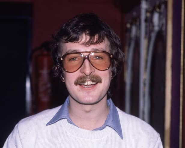 Steve Wright pictured at Radio 1 in 1981,  around the time he started his afternoon show (Photo by Hulton Archive/Getty Images)