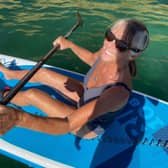 Back to regular sea dips with new hip!