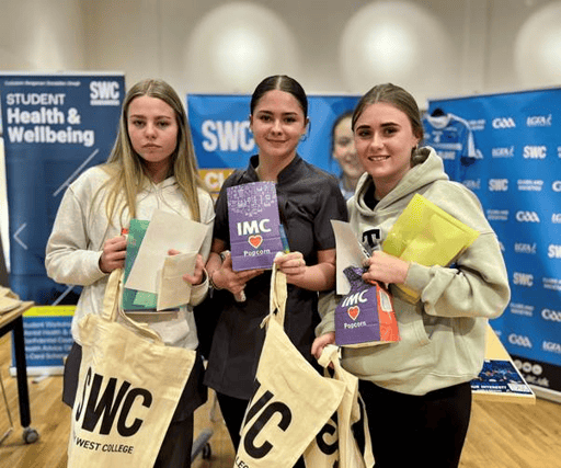 Level 2 Beauty students at South West College’s Erne Campus enjoyed getting involved in Freshers’ Fair activities as they learned more about the support services, clubs and opportunities available throughout the academic year.