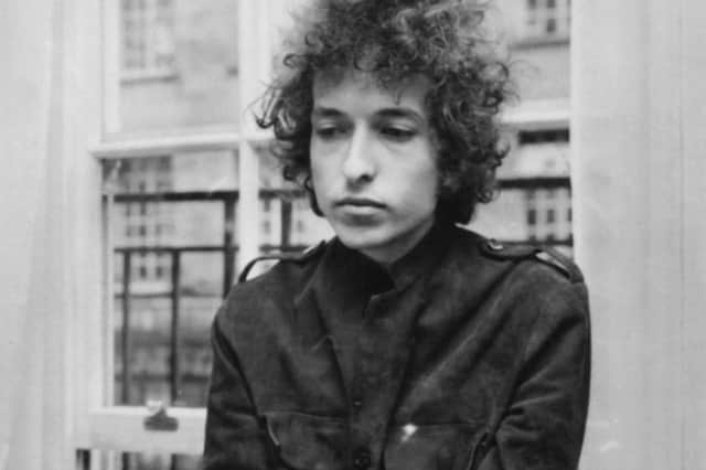 Bob Dylan at a 1966 press conference in London (Photo: Express Newspapers/Getty Images)