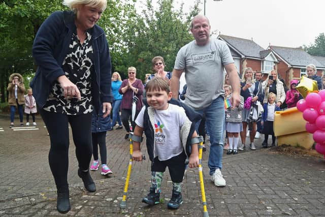 Tony raised the funds by completing a 10km walking challenge (Photo: Gareth Fuller)