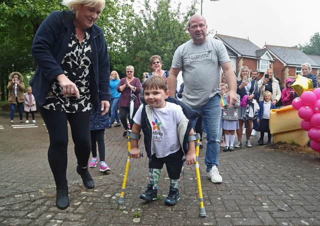 Tony raised the funds by completing a 10km walking challenge (Photo: Gareth Fuller)