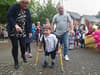 Who is Tony Hudgell? The 6-year-old double amputee walking 100 steps unaided in memory of Captain Sir Tom Moore
