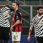 Manchester United and AC Milan, seen here meeting in the Europa League, are founding members of the proposed European Super League despite their struggles in Europe in recent seasons.