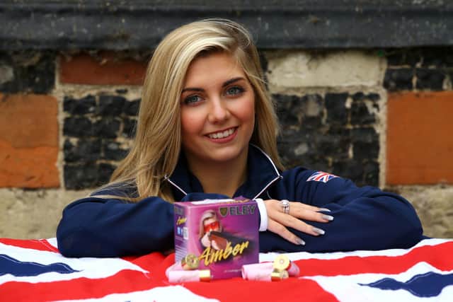 Team GB shooter Amber Hill has tested positive for Covid and withdrawn from the Tokyo Olympics. (Pic: Getty)