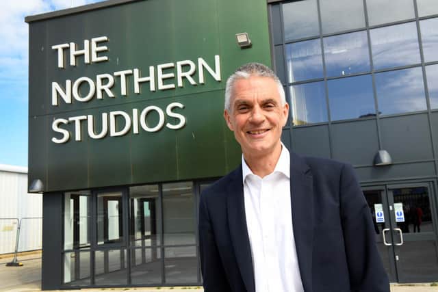 BBC Director-General Tim Davie visited Hartlepool on Friday, April 22.
