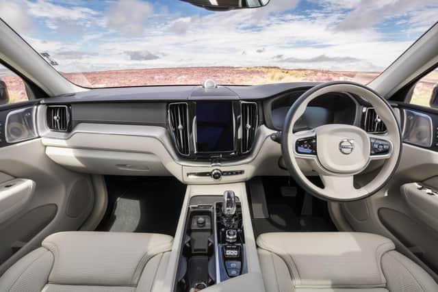 The XC60's interior is effortlessly calming