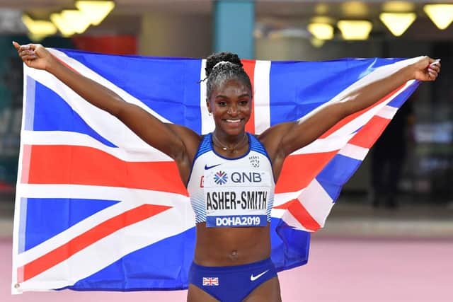 Britain's Dina Asher-Smith is the reigning women's 200m world champion.