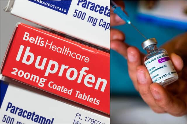 Paracetamol and ibuprofen share some similar side effects to the AstraZeneca vaccine, including headache, fever and tiredness (Photo: Shutterstock / Getty Images)