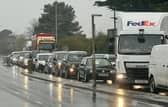 The A27 eastbound in Lancing. File picture by Eddie Mitchell