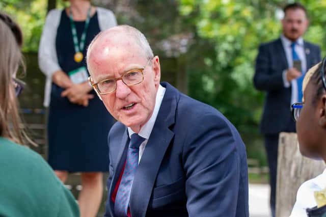 Nick Gibb, schools minister and MP for Bognor Regis & Littlehampton, told the BBC that there had been a number of instances over the summer where 'RAAC that had been considered to be a low risk actually turned out to be unsafe'. Picture: Habibur Rahman