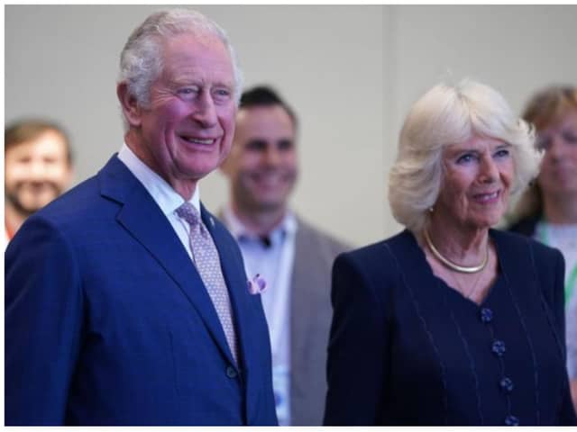 King Charles III  is celebrating his 74th birthday today. He is pictured here with his wife Queen Consort Camilla. (Photo: Getty)