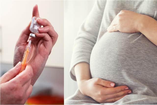 The JCVI is advising it is “preferable” for pregnant women to get the Pfizer or Moderna jabs (Photo: Getty Images / Shutterstock)