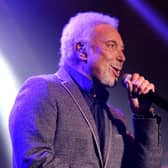 Sir Tom Jones belts out another classic at the 2015 concert.
