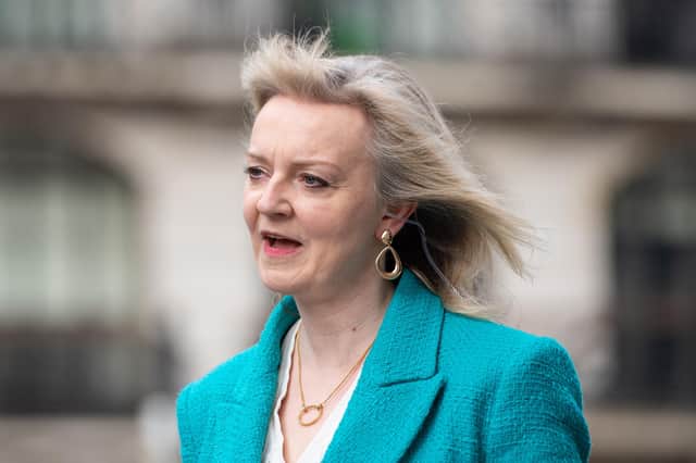 International Trade Secretary Liz Truss joined in the debate over the prime minister's flat on Sophy Ridge on Sunday show and The Andrew Marr Show on April 25 (PA).
