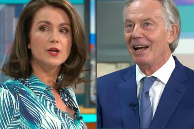 Susanna Reid confronted Tony Blair over Iraq War (ITV)