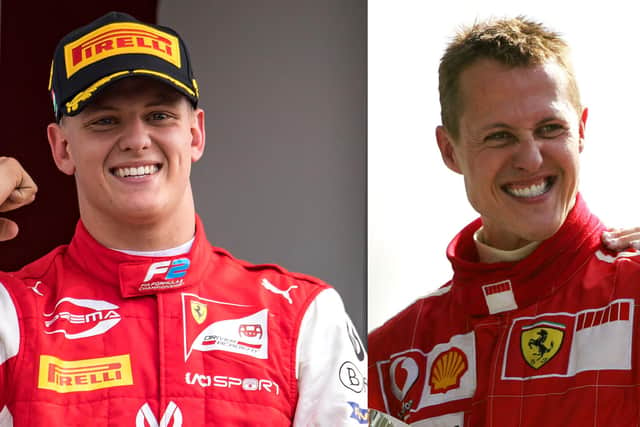 Rookie driver Mick Schumacher is the same age now as his dad, Michael, was when he made his F1 debut with team Jordan at the Belgian Grand Prix 30 years ago. (Pic: Getty Images)