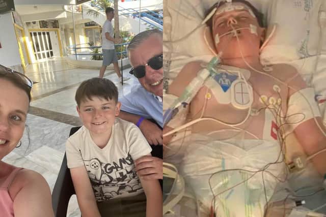 Jack was in a critical condition when he first arrived at the hospital. (Pictures: Michelle Thornton/Antony Caine)