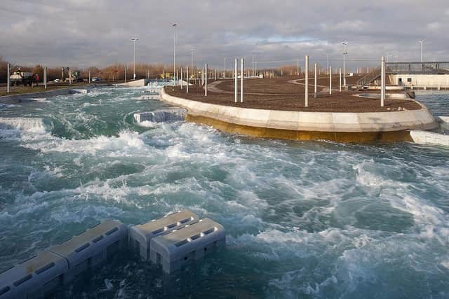 As part of the London 2012 Summer Olympics, Broxbourne White Water Canoe Centre - later officially renamed the Lee Valley White Water Centre - was the venue for whitewater canoe and kayak slalom events (Photo: Kevin Lines/Olympic Delivery Authority via Getty Images)