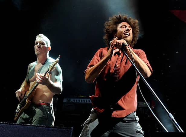 <p>Rage Against The Machine will be playing at the Royal Highland Centre in Edinburgh in August. Picture: Kevin Winter/Getty Images</p>