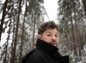The UK's Eurovision 2021 entry James Newman will perform ninth on the bill at this weekend's grand final (Photo: Victor Frankowski/BBC/PA Media)
