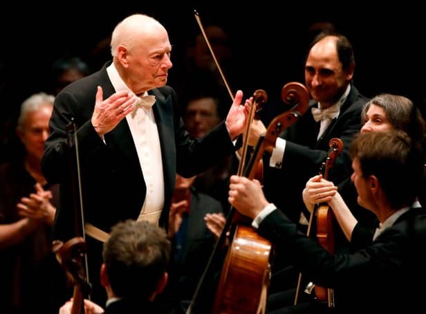 Dutch conductor Bernard Haitink, who retired in 2019 aged 90, and who was presented the 2021 Lifetime Achievement award (Photo: TOLGA AKMEN/AFP via Getty Images)