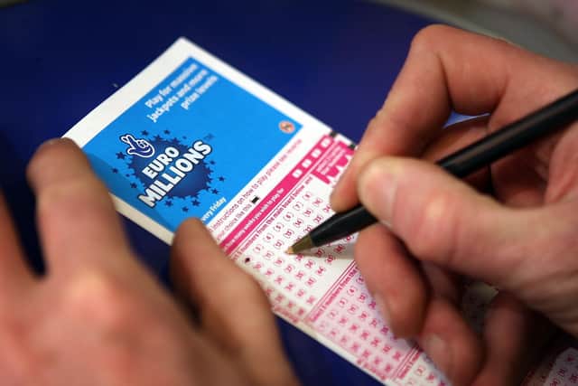 Mr H alongside his best friend has won £1m after playing EuroMillions. (Photo by Peter Macdiarmid/Getty Images)
