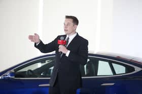 Elon Musk, founder of Tesla cars.