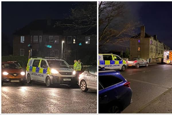 Emergency services were called to Lochend Road South in Edinburgh following reports of an assault.
