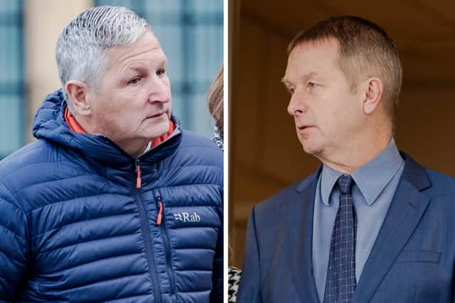 Two serving police officers appear in court charged with sexual ...