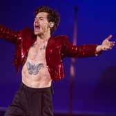 Harry Styles performs on stage during The BRIT Awards 2023 at The O2 Arena on February 11, 2023 in London, England. (Photo by Gareth Cattermole/Gareth Cattermole/Getty Images)
