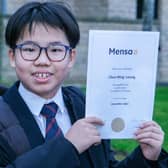 Cyrus Leung was just two marks off Mensa's top score
