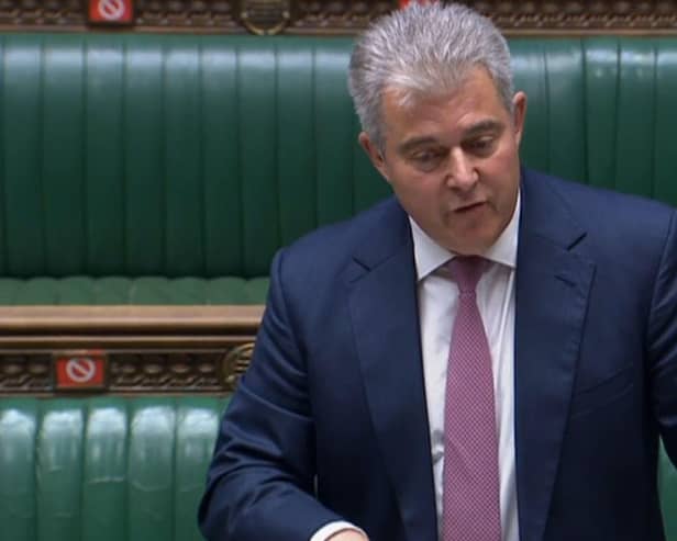 Northern Ireland Secretary Brandon Lewis made a statement to the House of Commons on addressing the legacy of Northern Ireland's past on 14 July (PA)