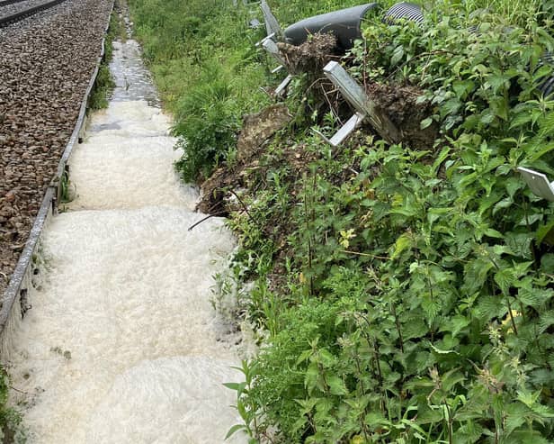 A landslip has caused numerous delays and cancellations for trains across Sussex today (Monday, May 6). Picture: Southern Rail