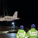 The plane being removed from Blackpool beach Picture: Tatiana Dunderdale