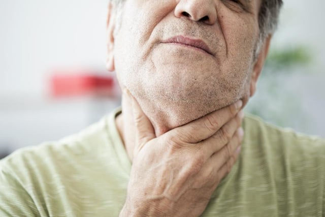 Alongside a cough, a sore throat is another common symptom of long Covid.