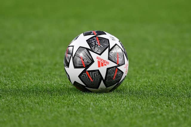 UEFA Champions League match ball. (Photo by Frederic Scheidemann/Getty Images)
