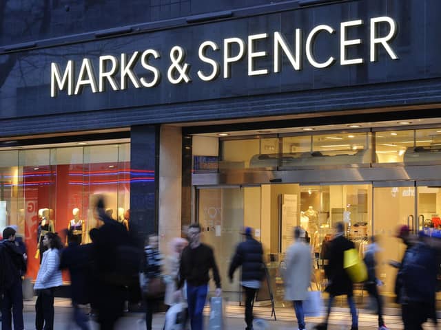 Marks & Spencer has revealed stronger-than-expected profits for the past half year after it was buoyed by a surge in food sales. (Photo by Charlotte Ball/PA Wire)